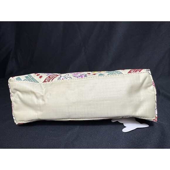 Vintage Y2K Jim Benton "It's Happy Bunny" Printed Shoulder Bag - Sassy Quotes - Picture 4 of 12